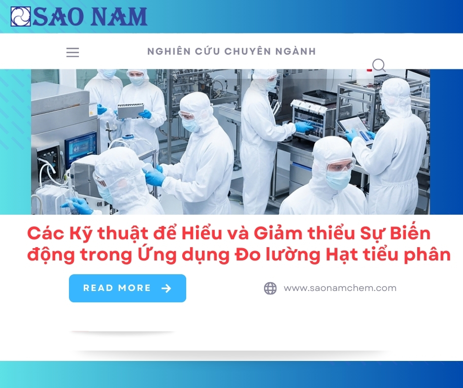 Giảm thiểu Sự Biến động trong Ứng dụng Đo lường Hạt tiểu phân